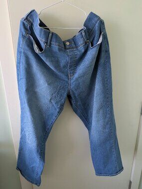 Levi's Mid Rise Skinny Jeans Blue Denim Size 22M